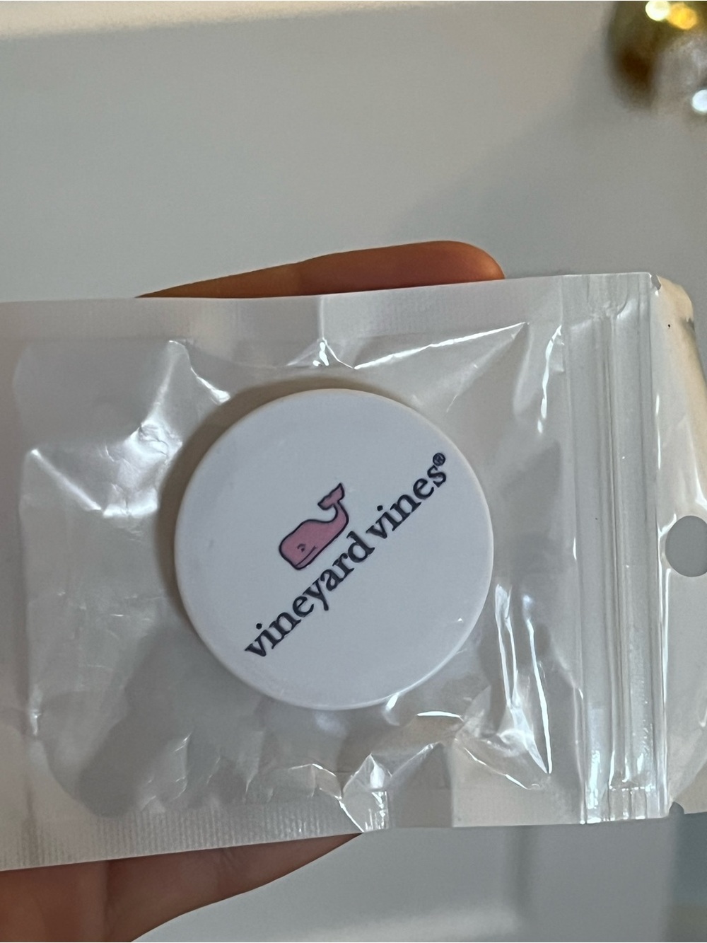 Vineyard Vines Pink Whale Phone Grip